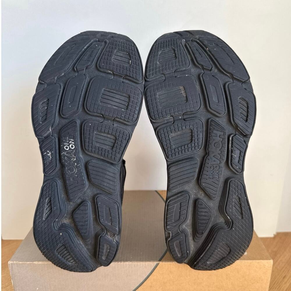 HOKA ONE ONE Bondi 7 ‘Triple Black’ Women Running Sneakers- SZ 9 - Picture 10 of 11